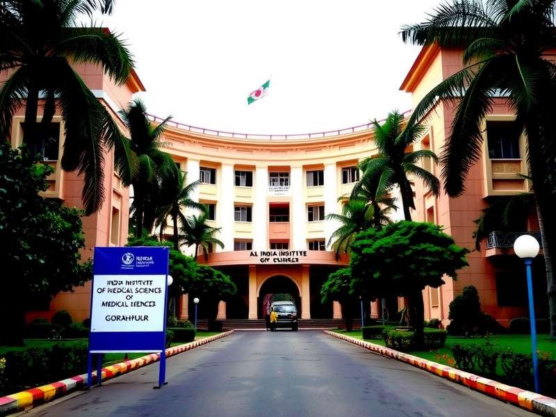 AIIMS Gorakhpur Campus Aerial View