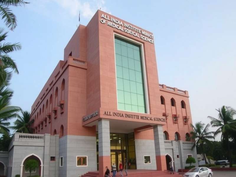 AIIMS Gorakhpur Modern Hospital Building